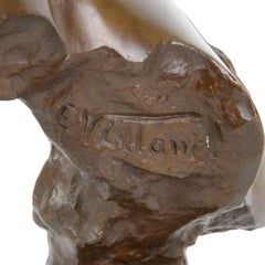Busto in bronzo “Ragazza boema”, di Emmanuel Villanis, fine del XIX - inizio del XX secolo.