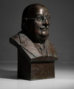 Bronze Bust, France, circa 1930