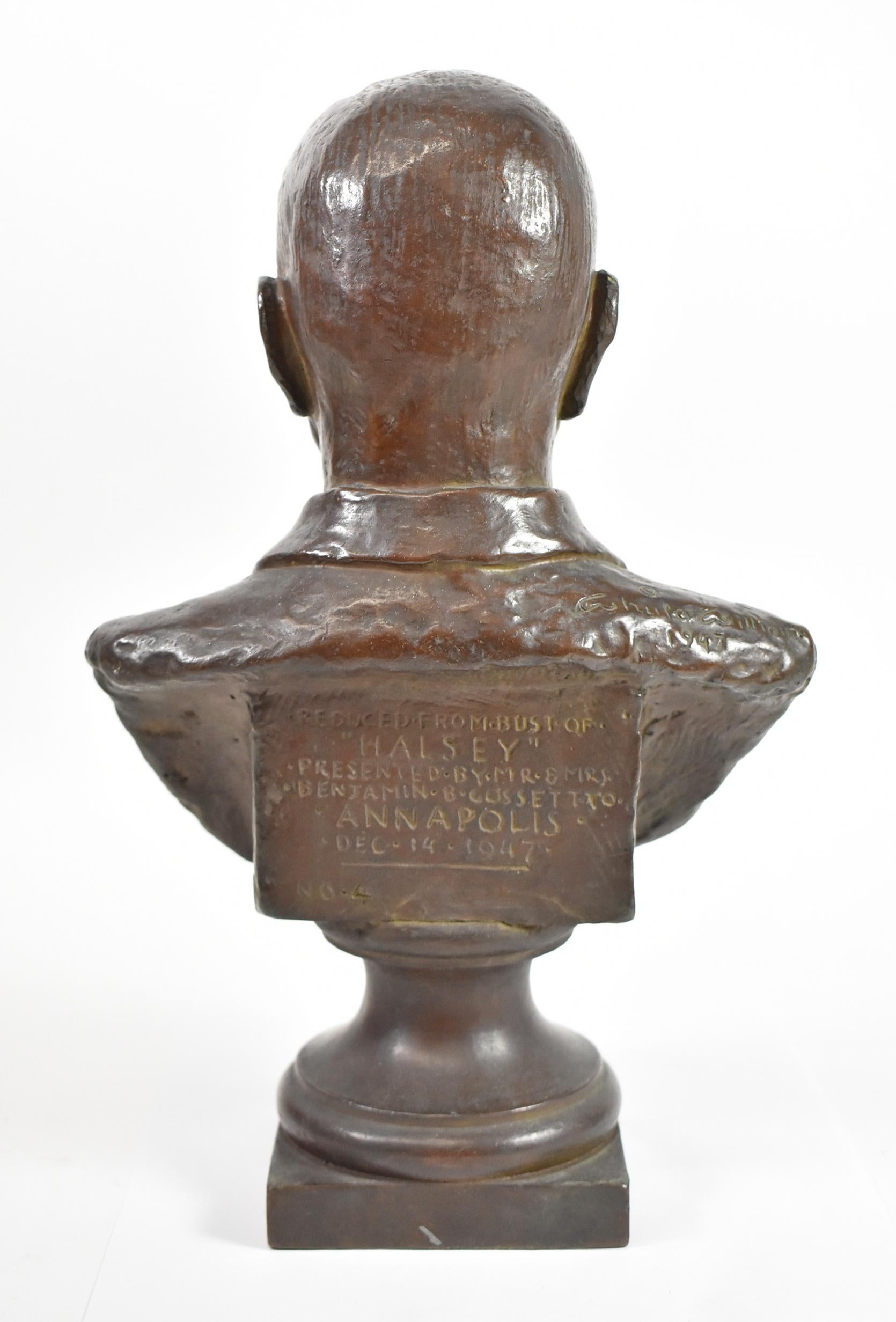 Bronze Bust of 5 Star Admiral 