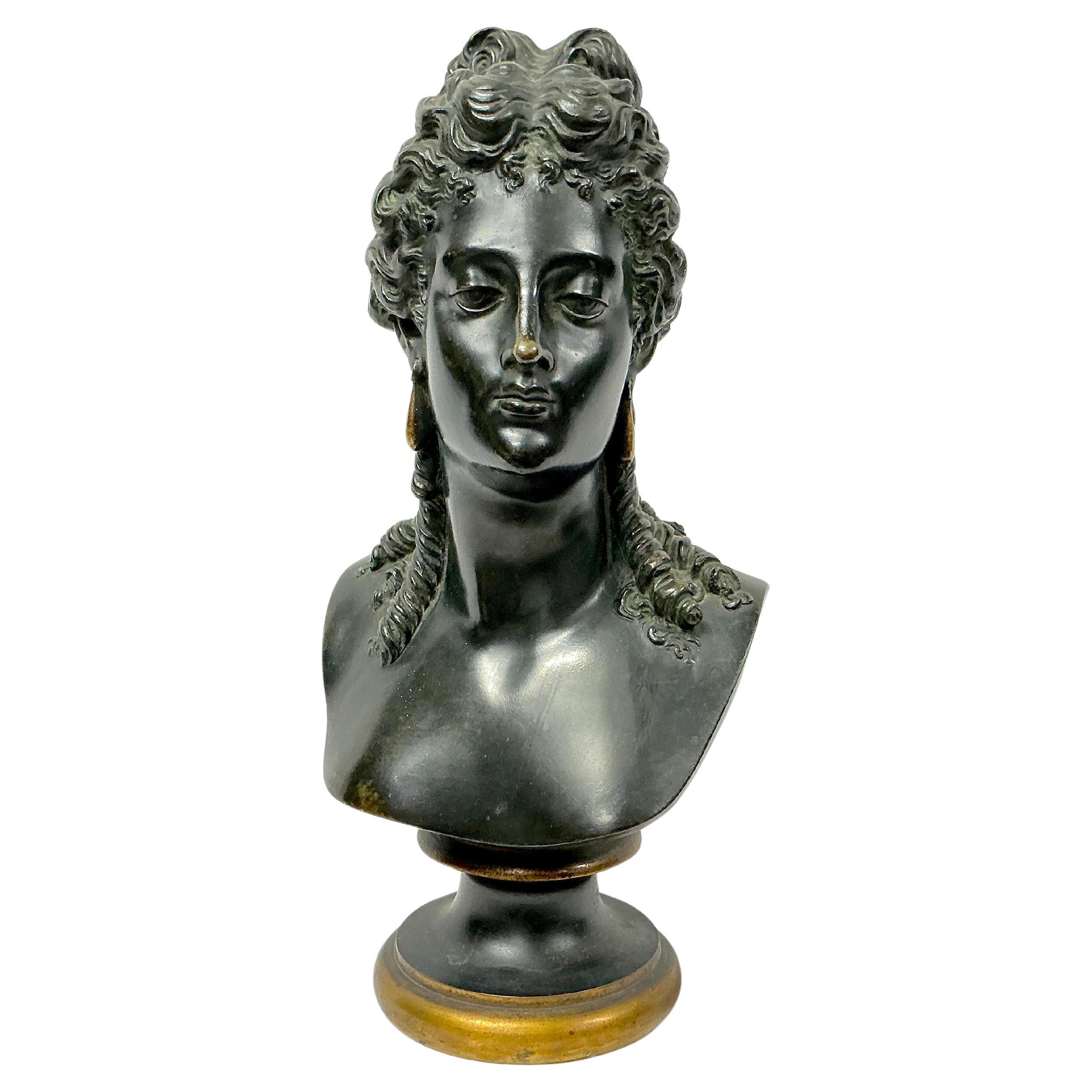 Bronze Bust of a Classical Female Figure