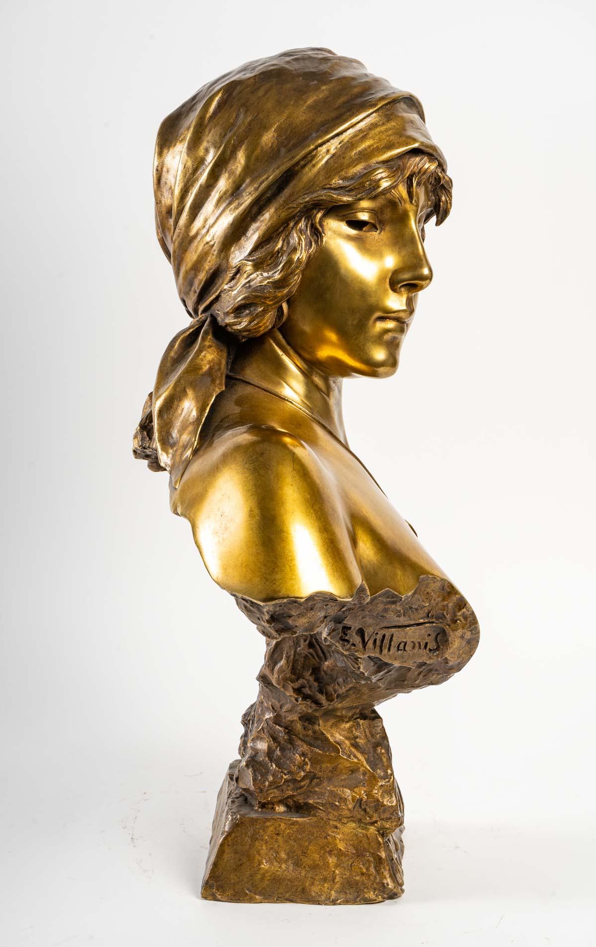 Bronze Bust of a 