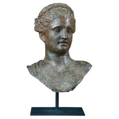Bronze Bust of a Lady with New Custom Base
