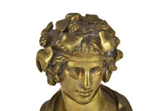 Buste de Bacchus en bronze