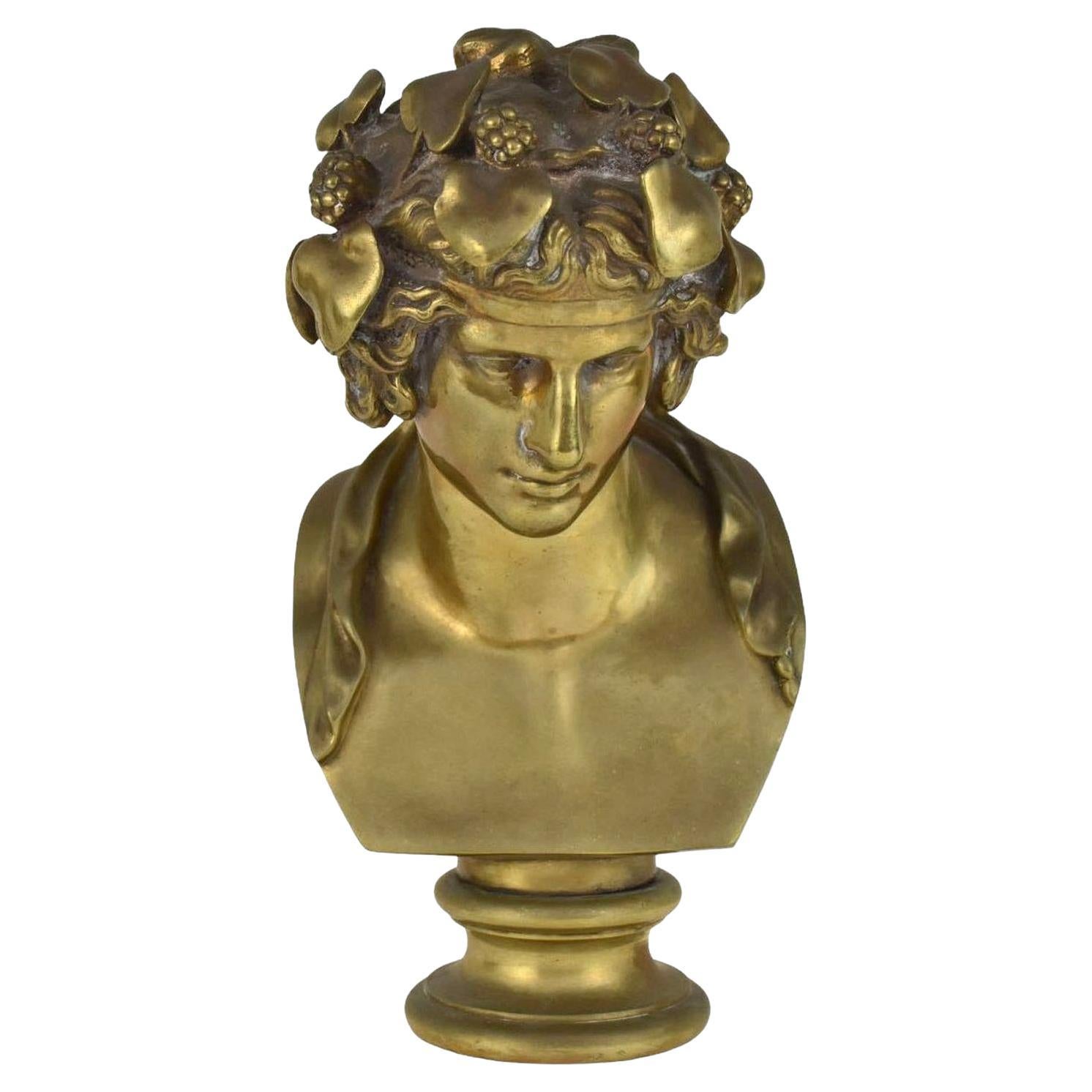 Bronze Bust of Bacchus