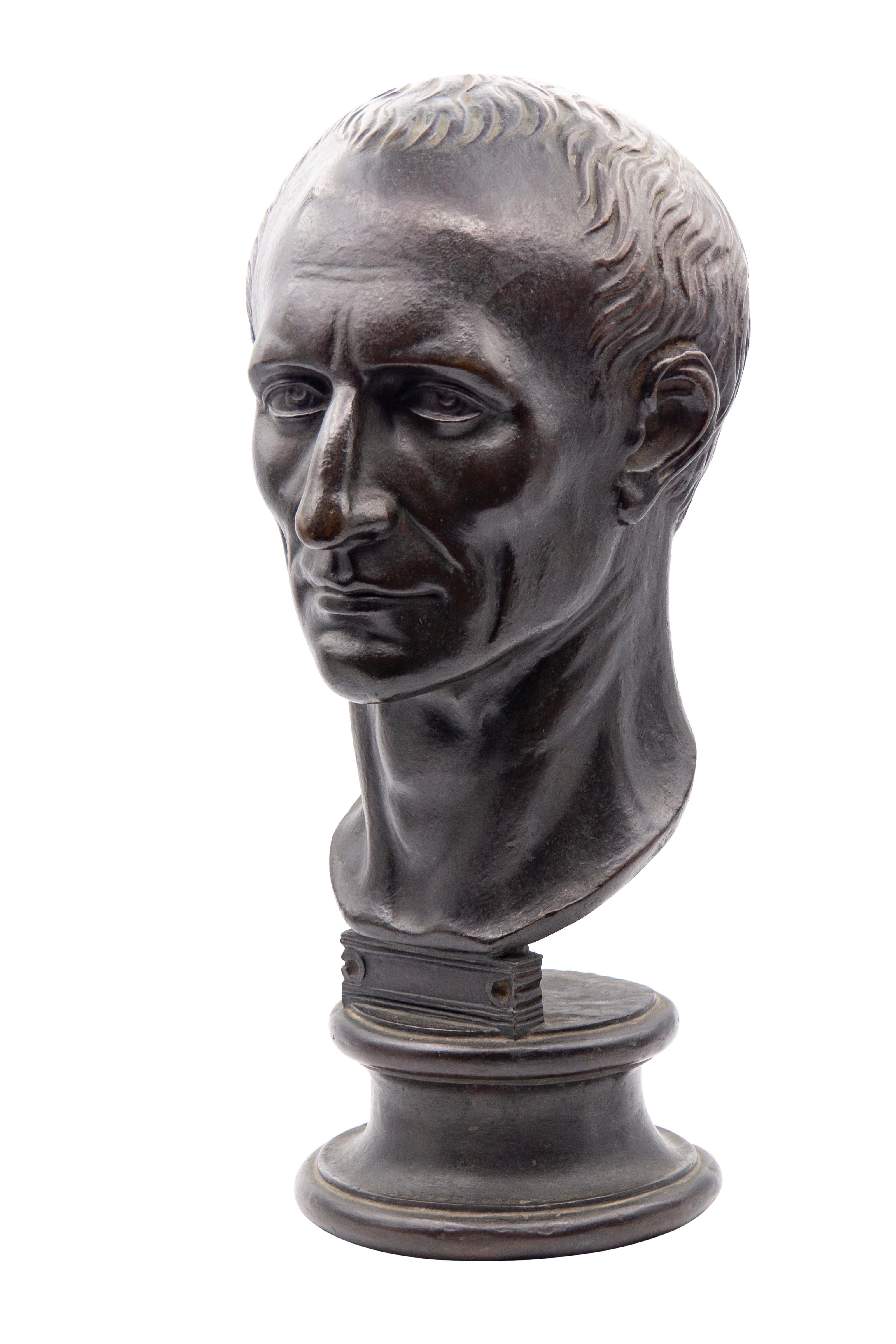 Bronze Bust of Caesar Augustus For Sale 2