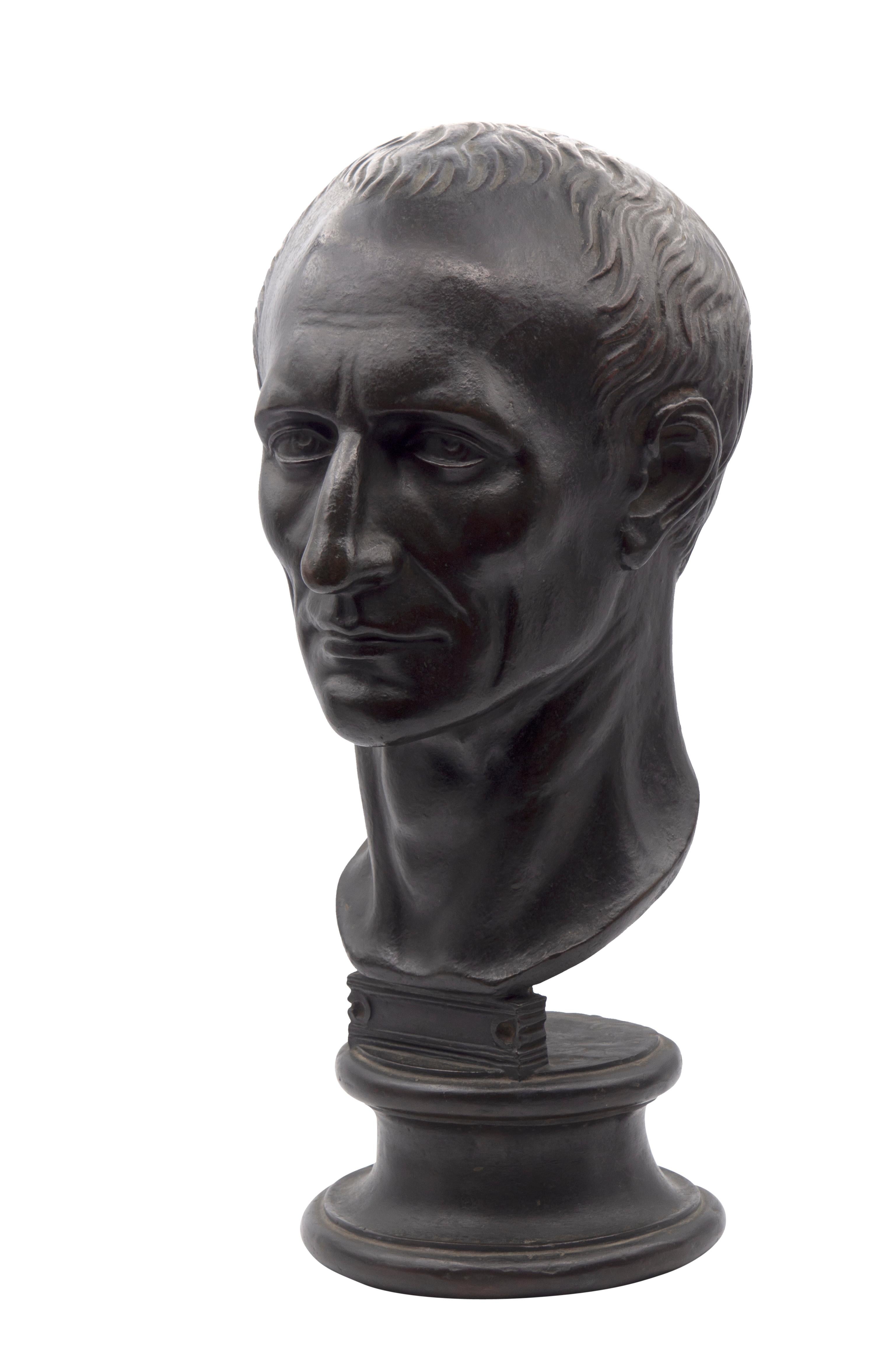 Bronze Bust of Caesar Augustus For Sale 3