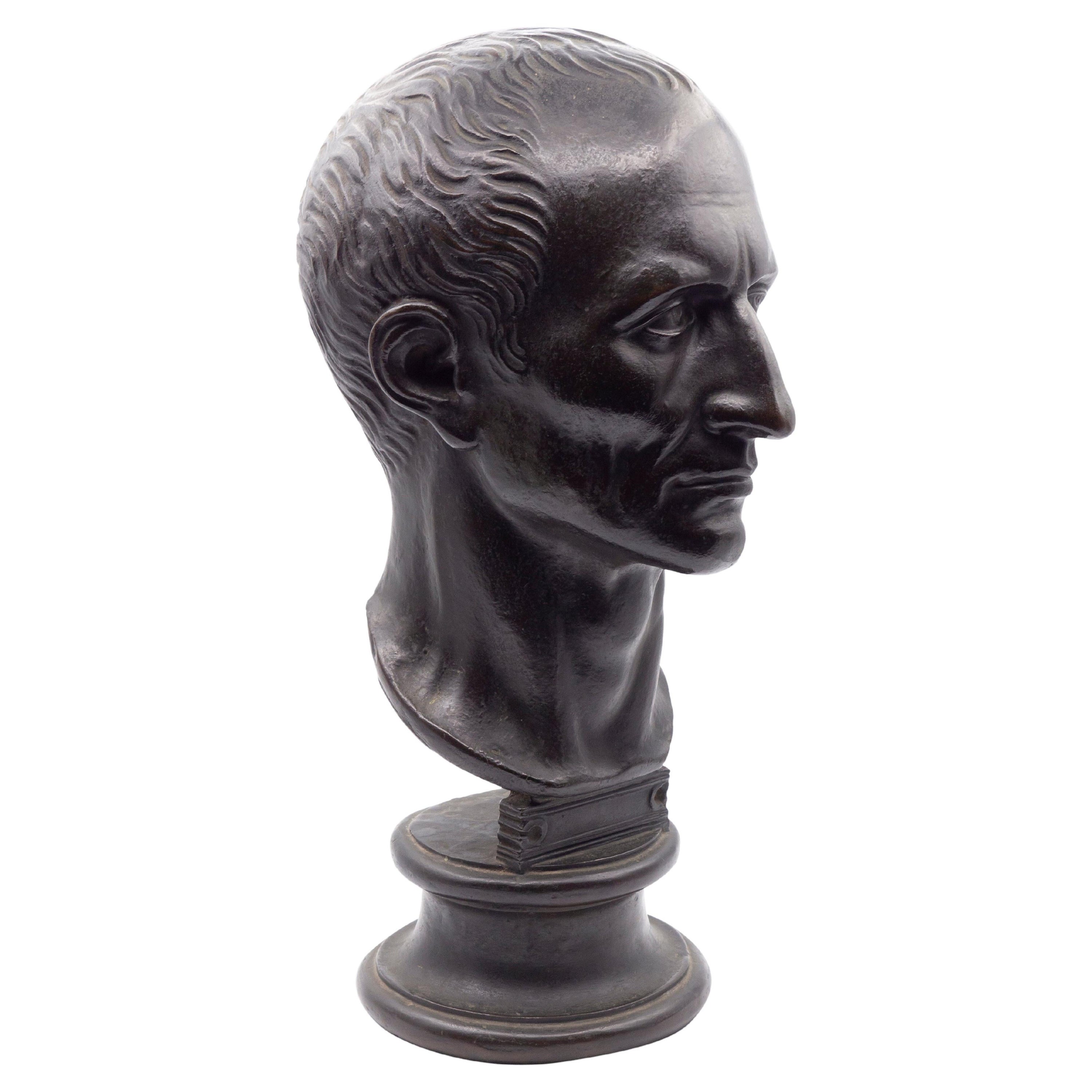Buste de Caesar Augustus en bronze