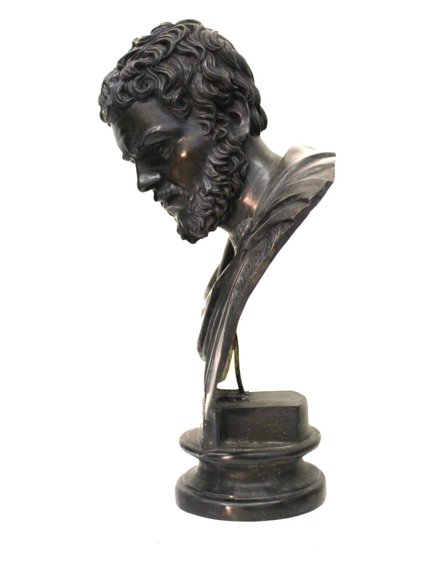 Busto in bronzo con fusione a cera persa di Caracalla. ULTERIORI FOTO, INFORMAZIONI SUL LOTTO E INFORMAZIONI SULLA SPEDIZIONE POSSONO ESSERE RICHIESTE INVIANDO UN'E-MAIL.

Spese di spedizione indicative in Italia: 90€ e in Europa: 150€.

Tags: Busto
