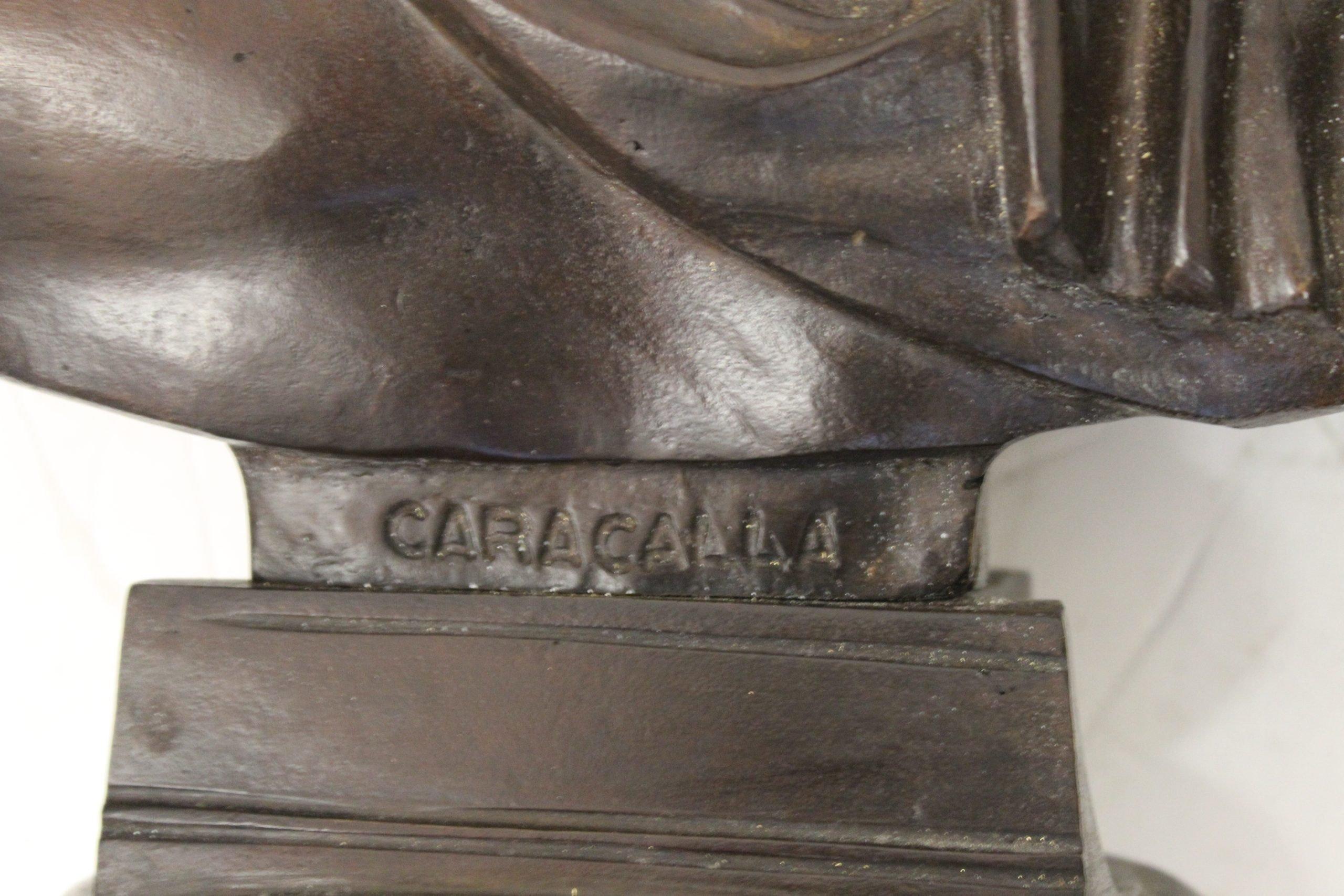 Bronzebüste des Karacalla aus Bronze im Zustand „Gut“ im Angebot in Rome, IT