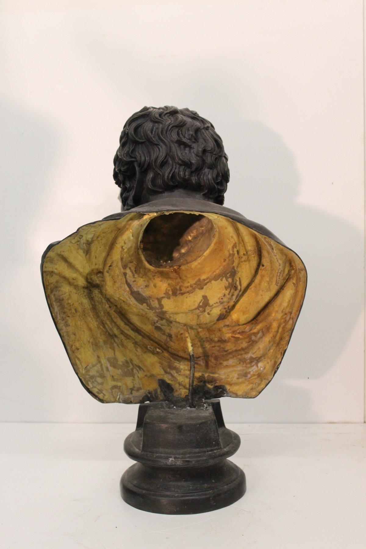 XX secolo Busto in bronzo di Caracalla in vendita