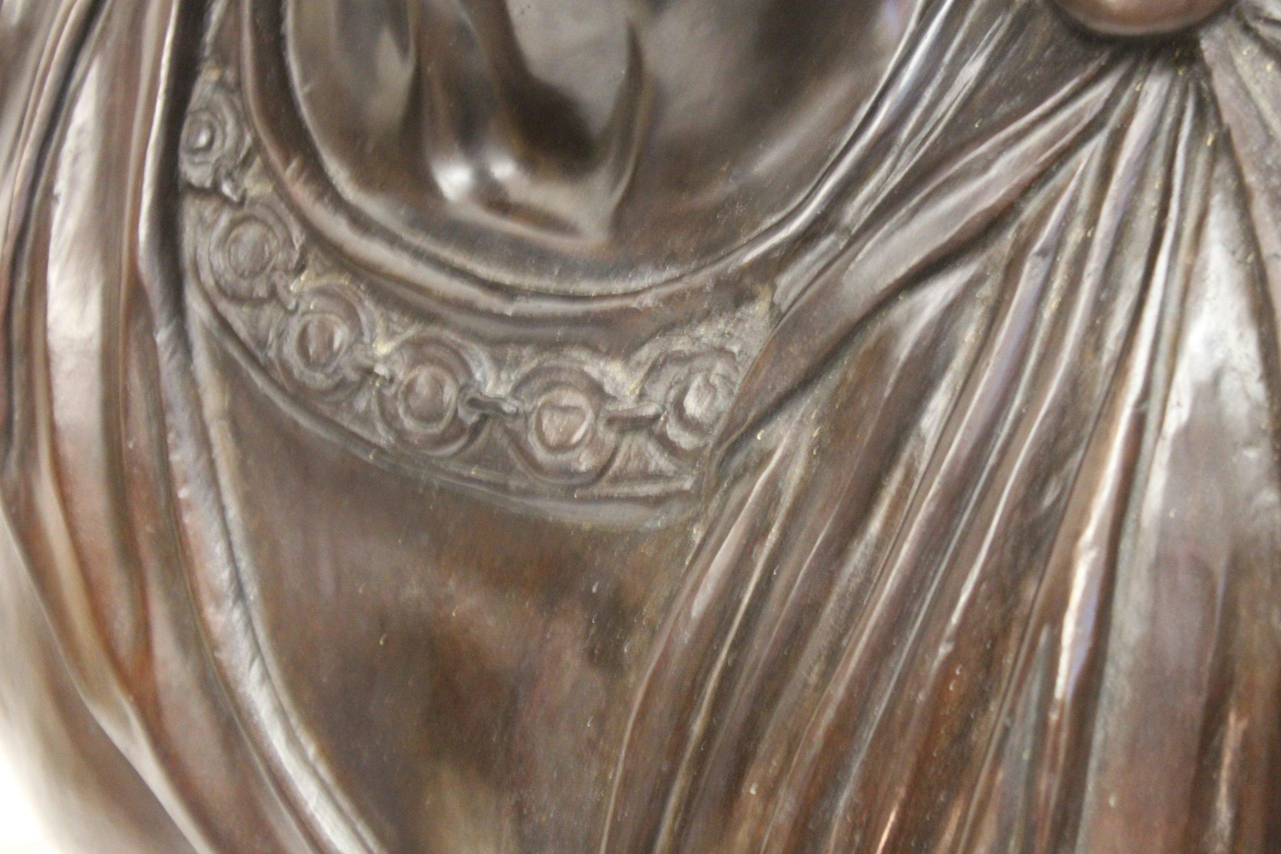 Bronzebüste des Karacalla aus Bronze im Angebot 1