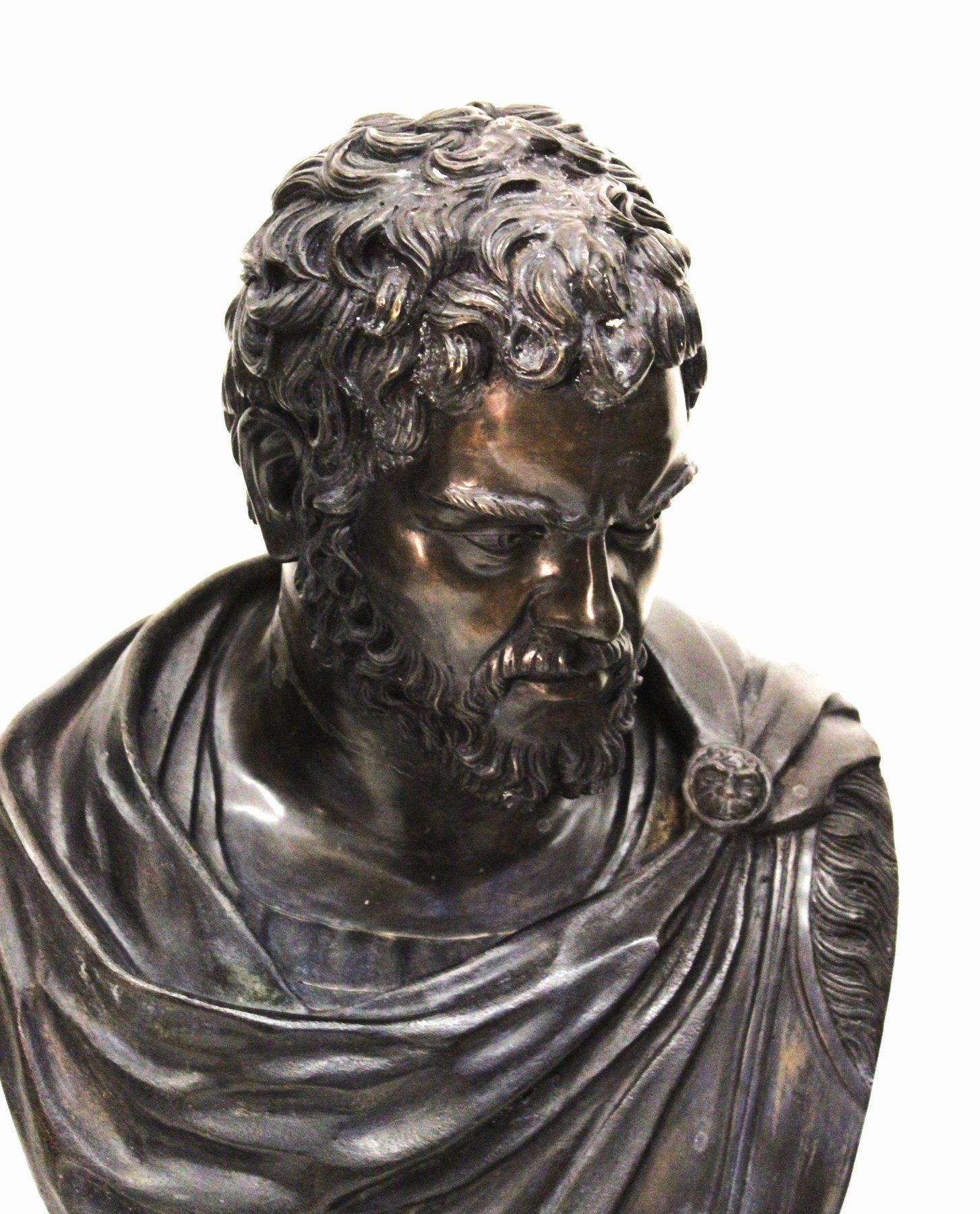 Busto in bronzo di Caracalla in vendita 1