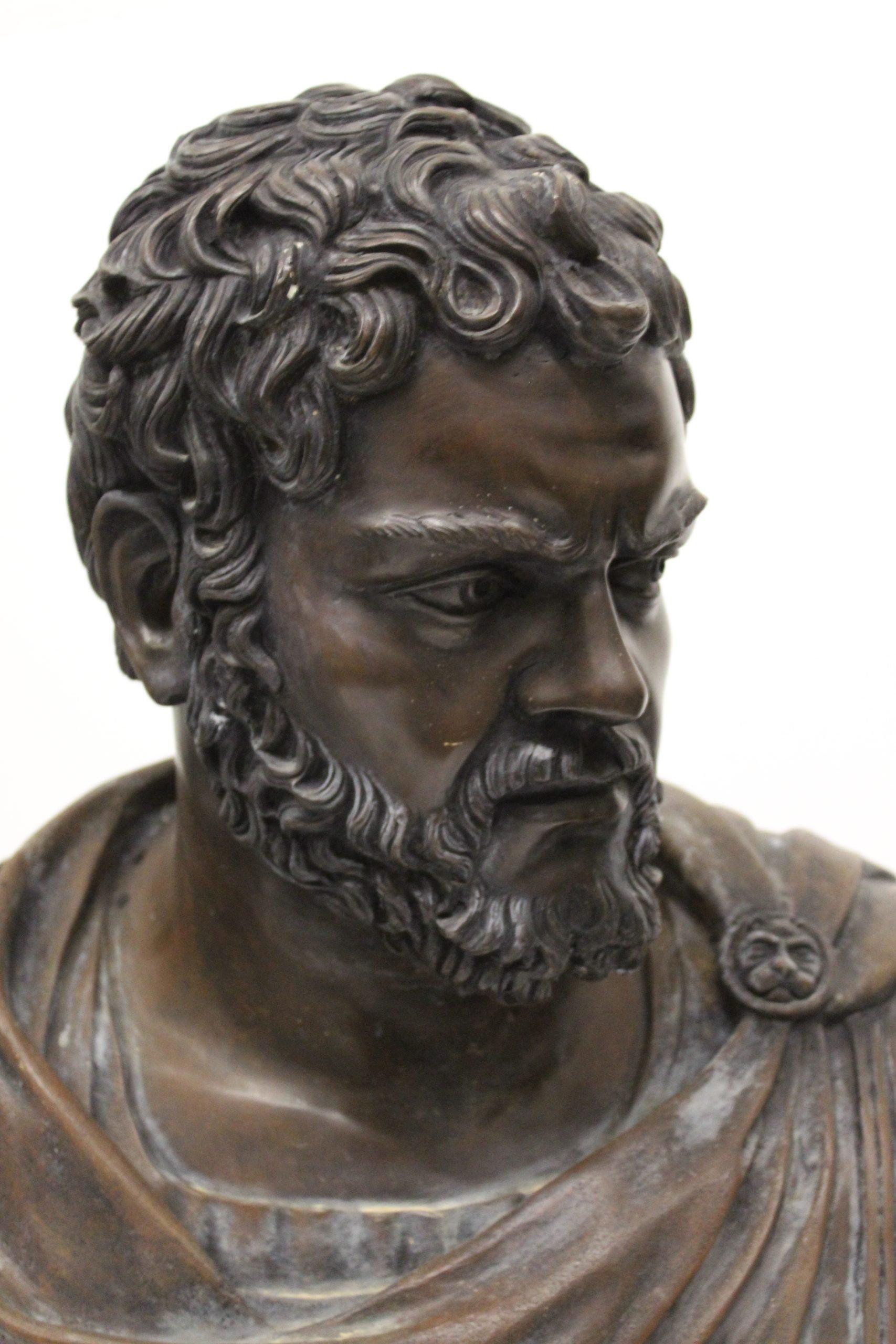 Busto di bronzo di Caracalla in vendita 2