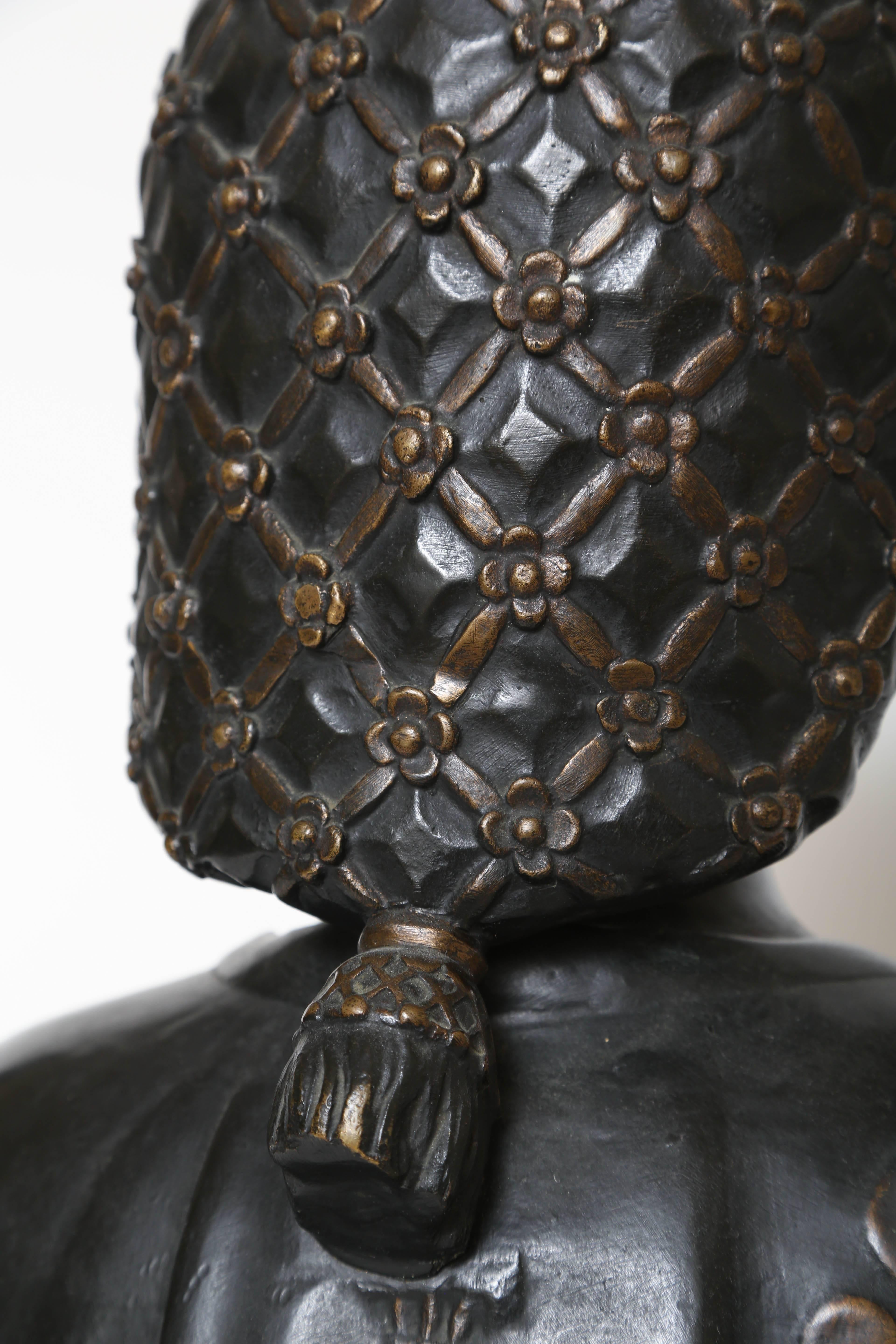 Patinated Bronze Bust of Catherine de Medici