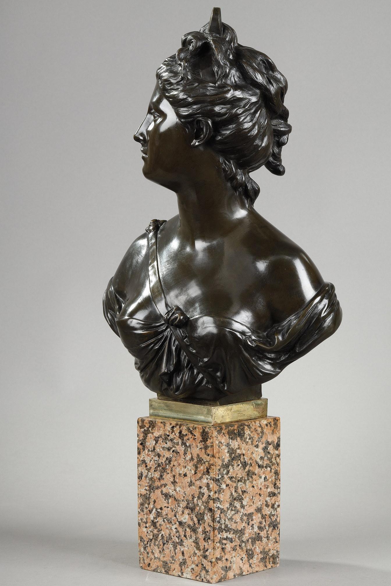 Fin du XIXe siècle Buste en bronze de 