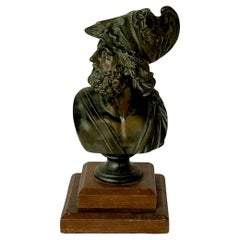 Bronze Bust of Menelaus, Italian Grand Tour