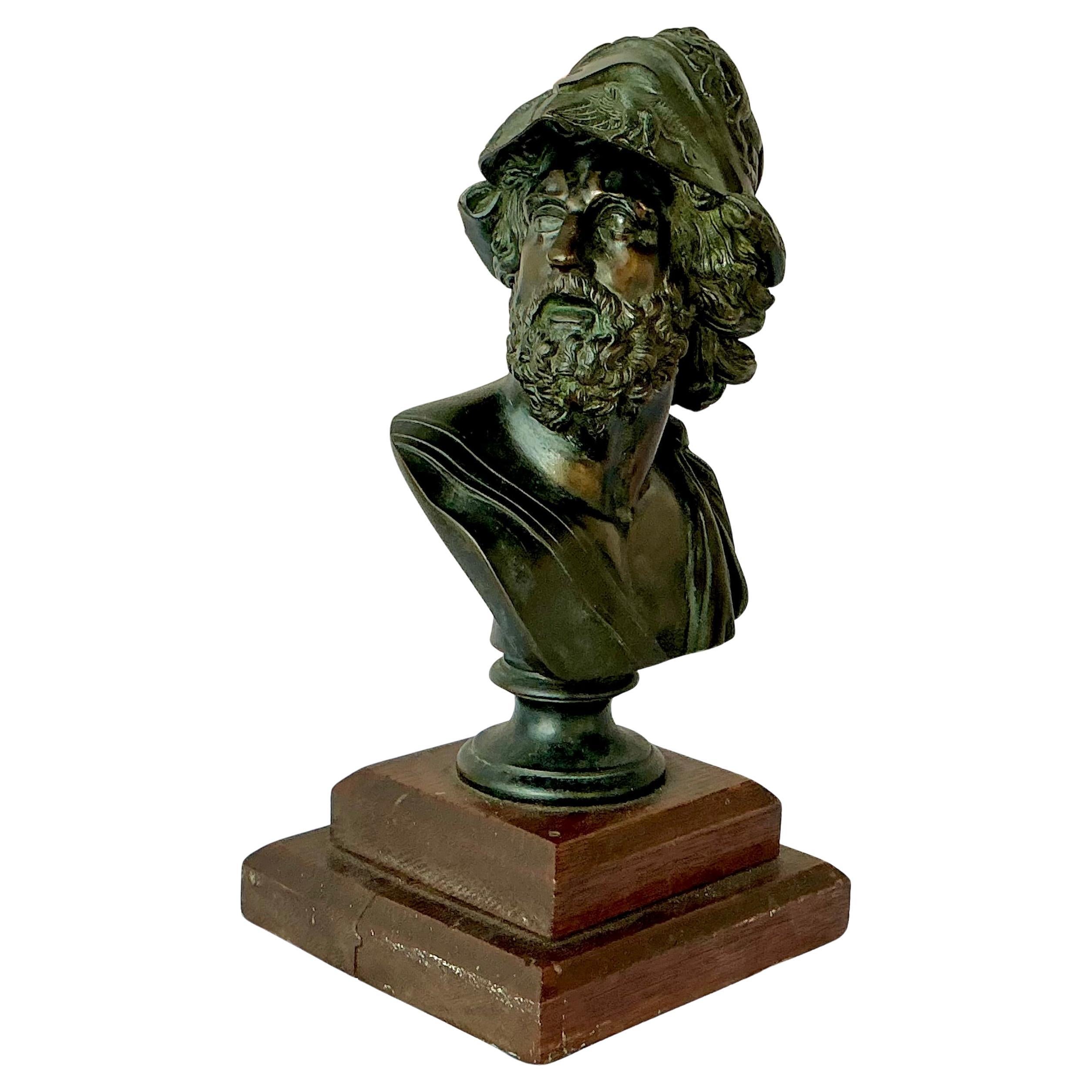 Bronze Bust of Menelaus, Italian Grand Tour