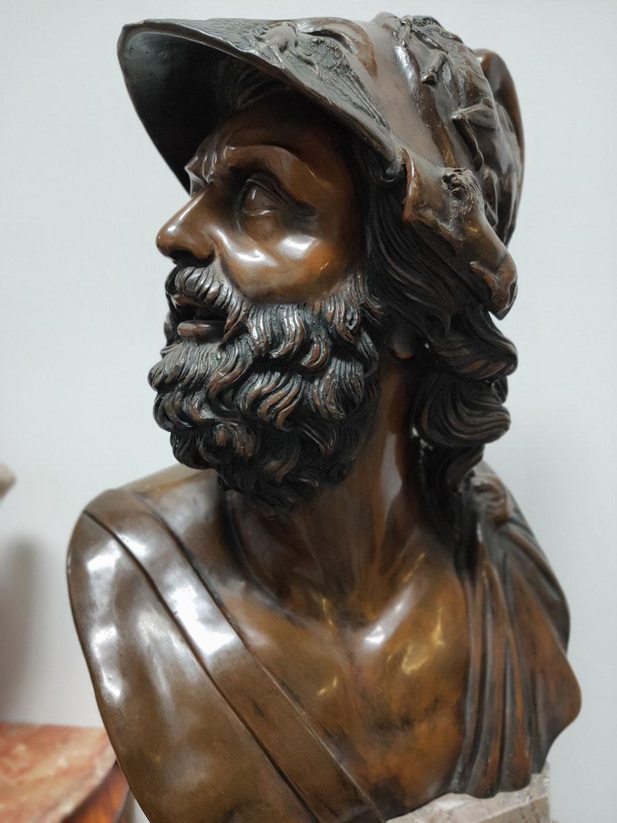 Contemporary Bronze Bust of Militiades the Younger For Sale