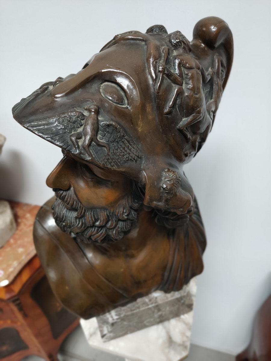 Bronze Bust of Militiades the Younger For Sale 3