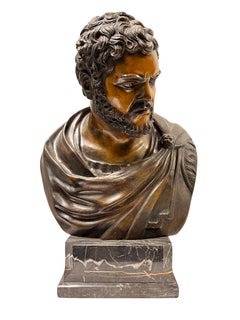 Busto di bronzo dell'imperatore romano