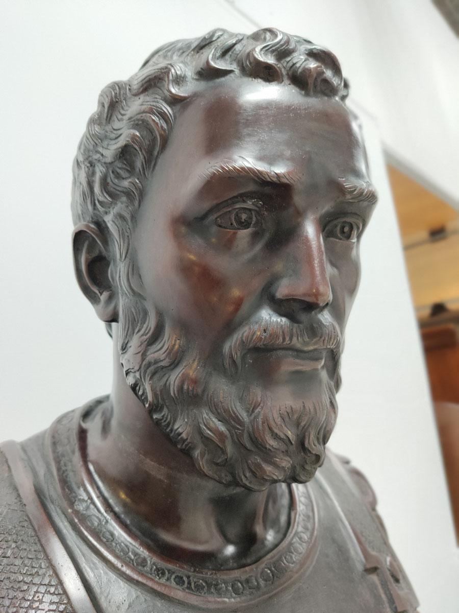 Bronze Bust of Roman Emperor Septimius Severus For Sale 4