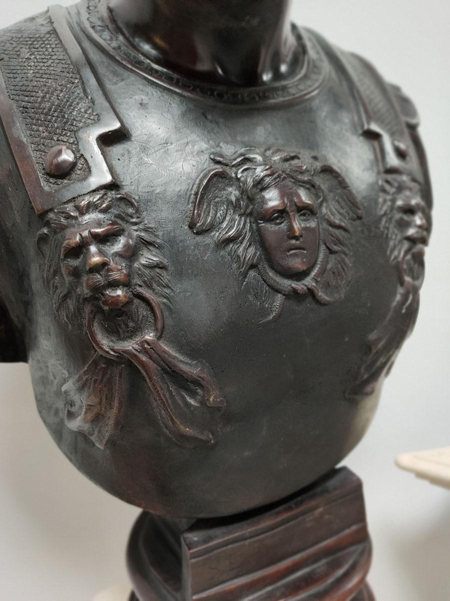 Bronze Bust of Roman Emperor Septimius Severus For Sale 5