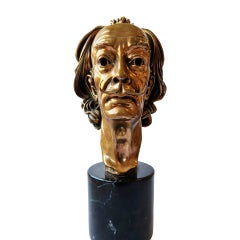 Busto in bronzo di Salvador Dalí Nº265/999 di Arno Breker 1975