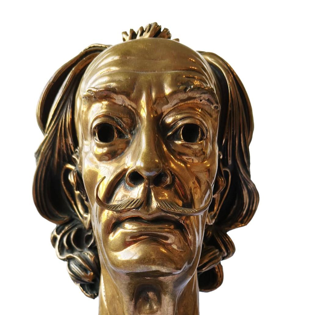 Bronzebüste von Salvador Dalí Nº265/999 von Arno Breker 1975 im Angebot 2