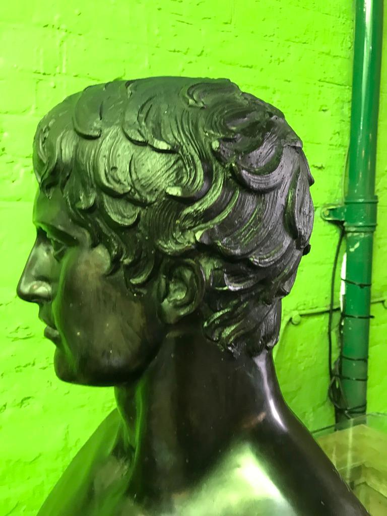 Bronze Bust of Young Caesar For Sale 2