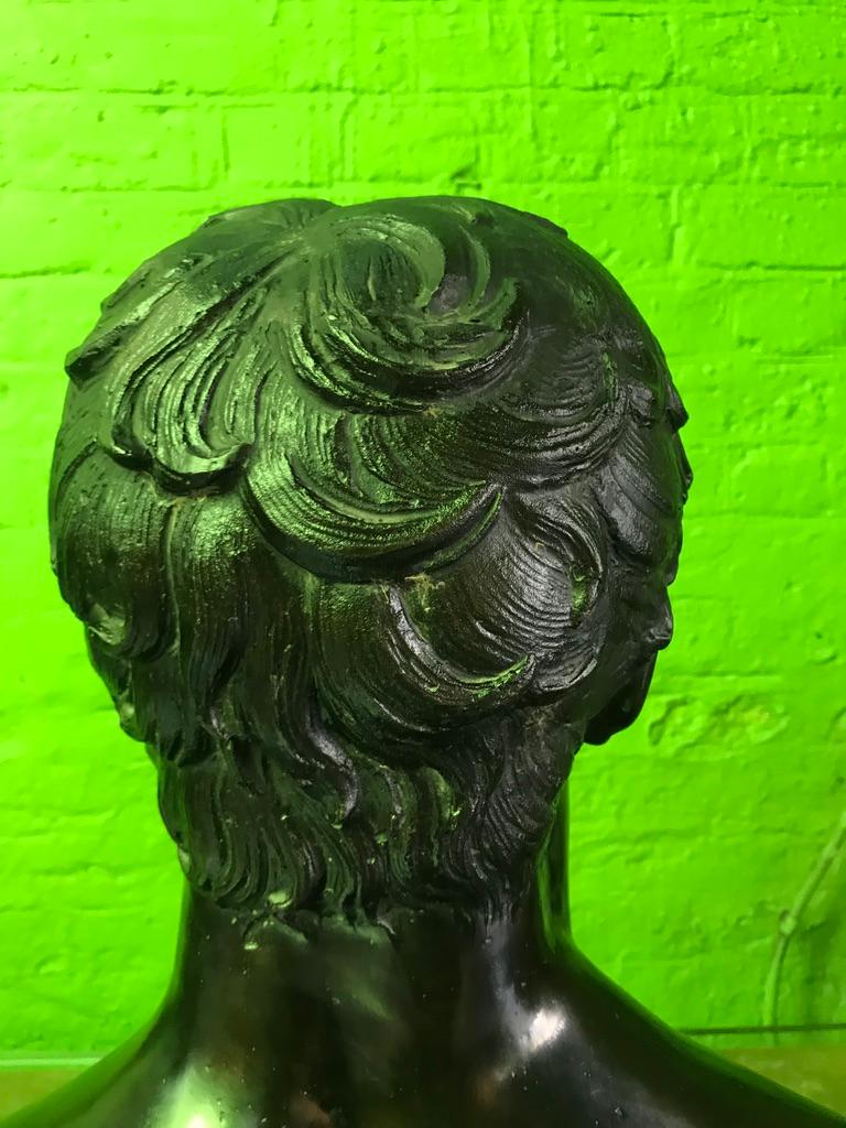 Bronze Bust of Young Caesar For Sale 3
