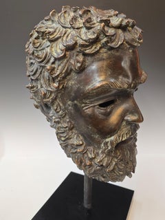 Busto de bronce de Zeus