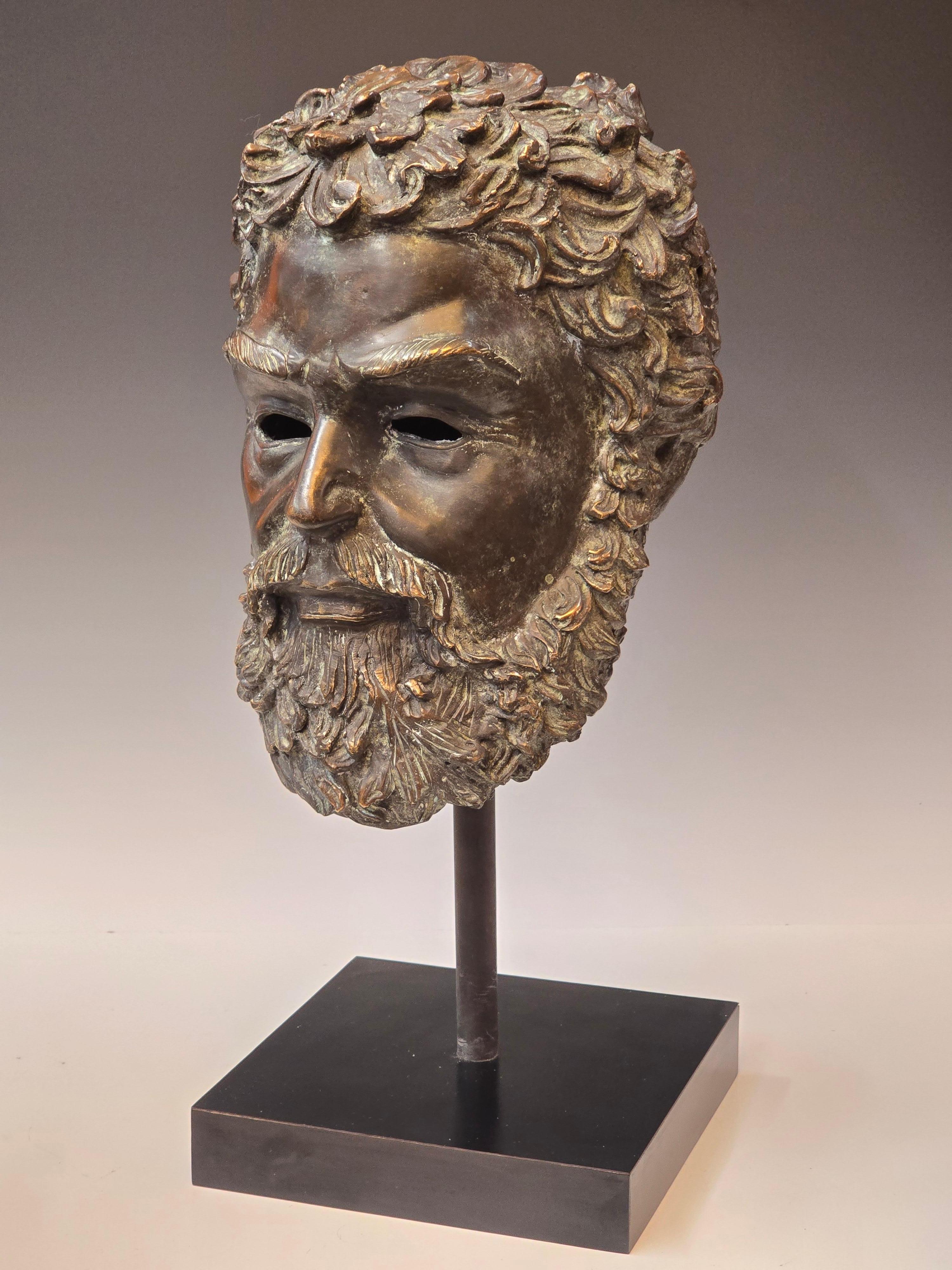 Cast Bronze Bust of Zeus