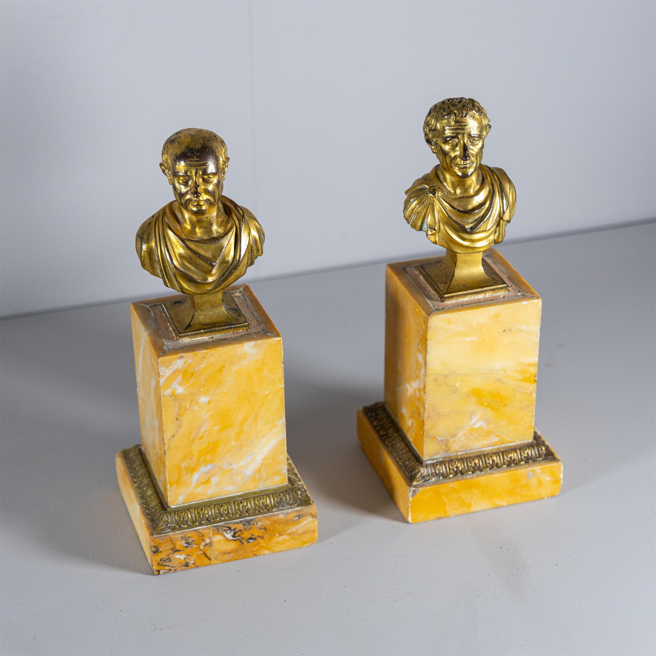 Bronze Busts, Italy 18th Century For Sale 5