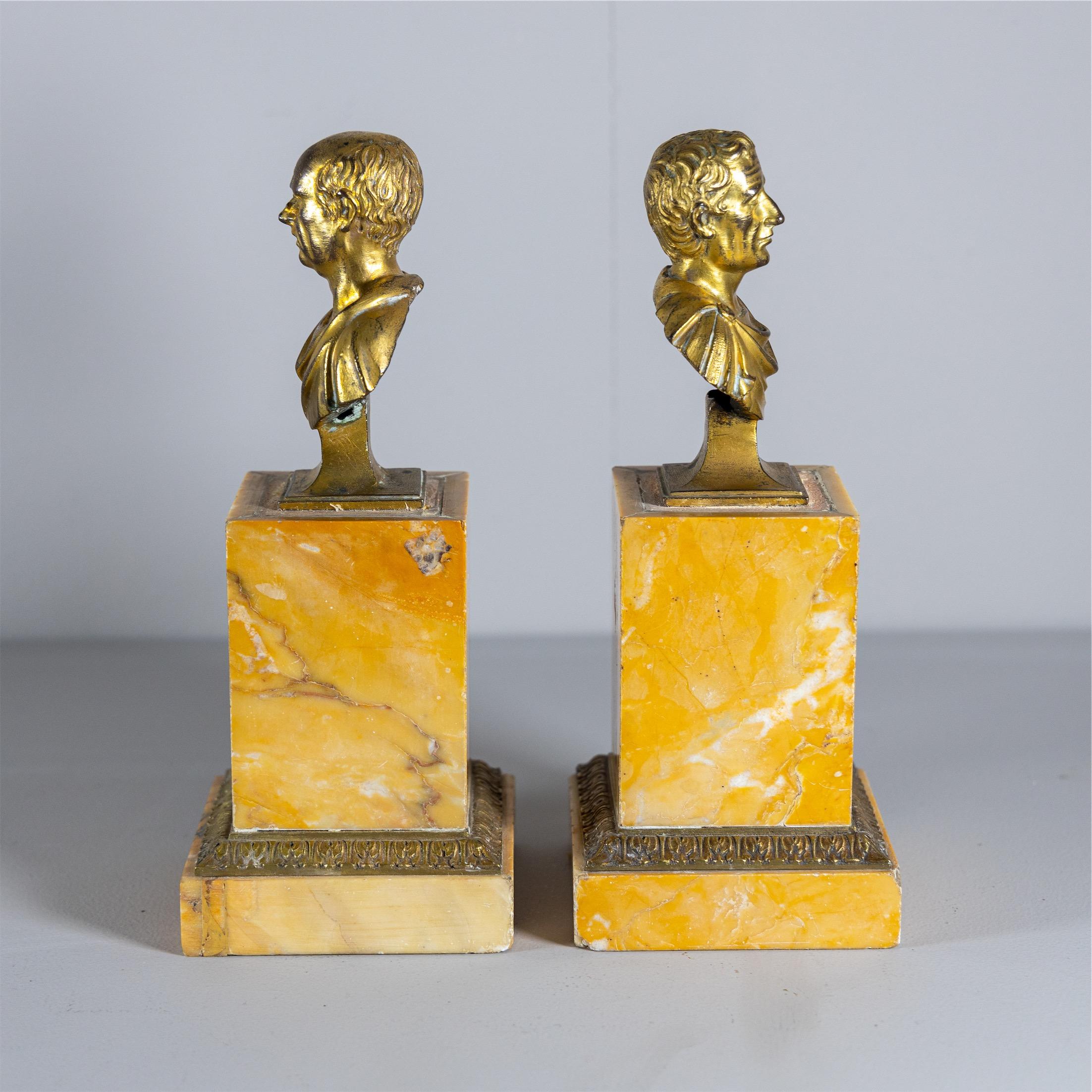 Bronze Busts, Italy 18th Century For Sale 7