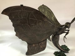 Bronze Butterfly Coffee Table Base by Jacques Duval-Brasseur