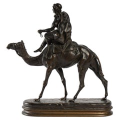 Bronze by C. Valton, Moorish Rider