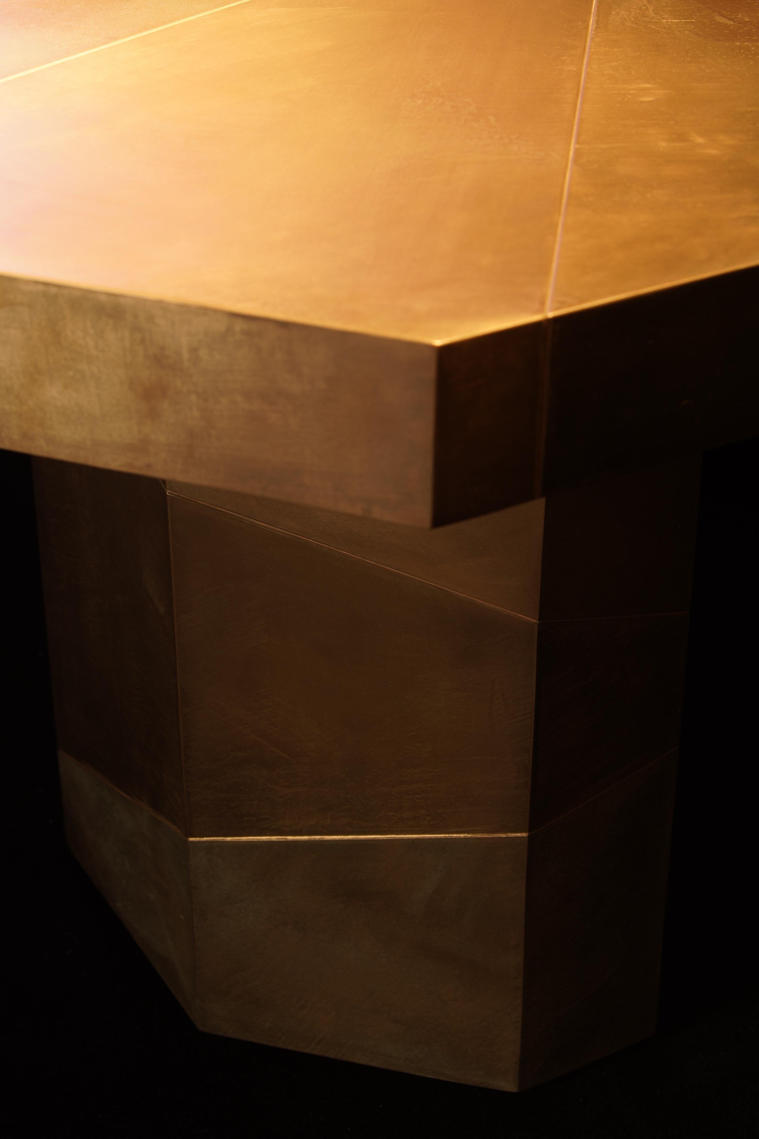 Bronze Callisto Dining Table by Matteo Cibic for Delvis Unlimited For Sale 12