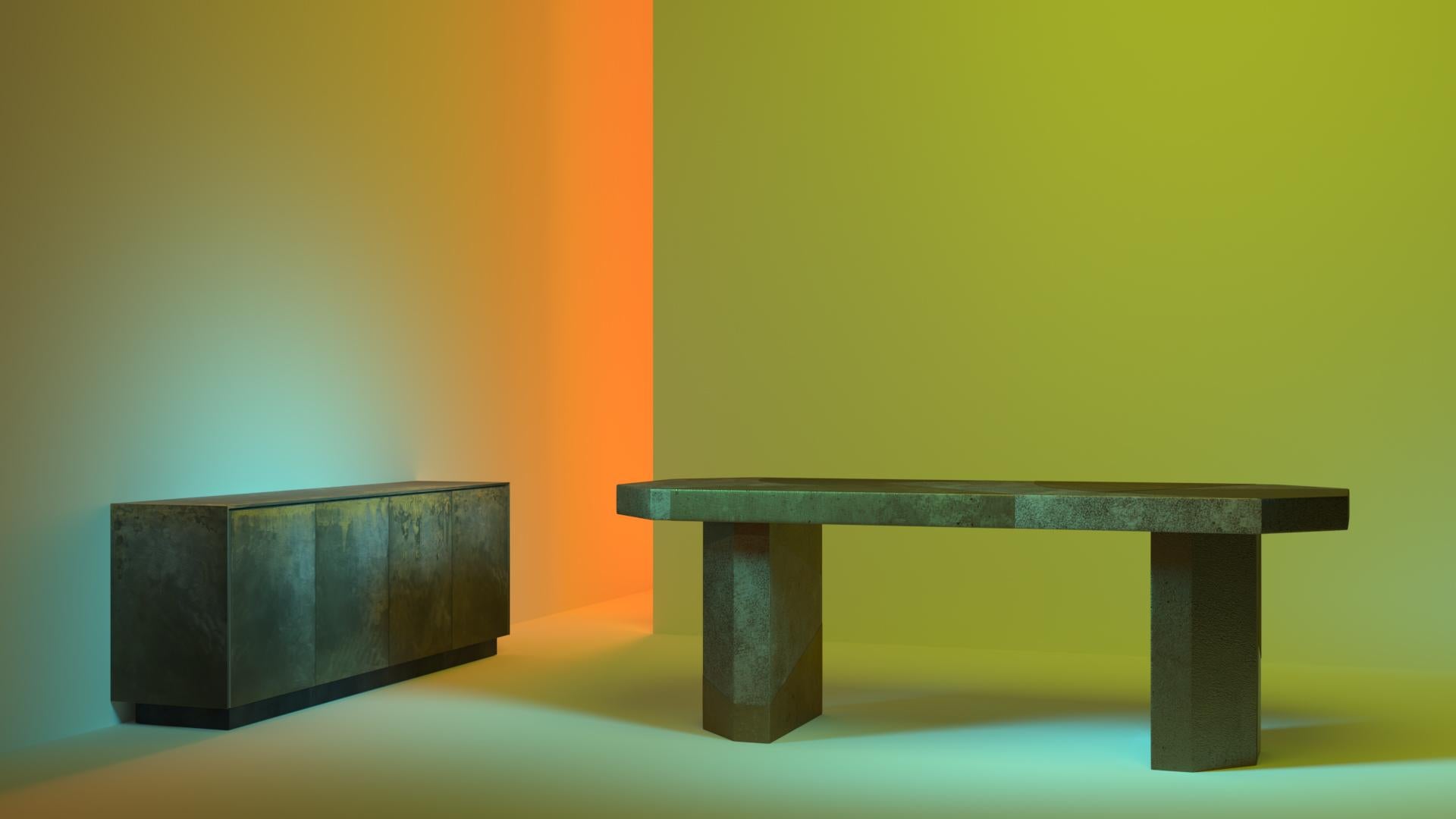 Bronze Callisto Dining Table by Matteo Cibic for Delvis Unlimited For ...