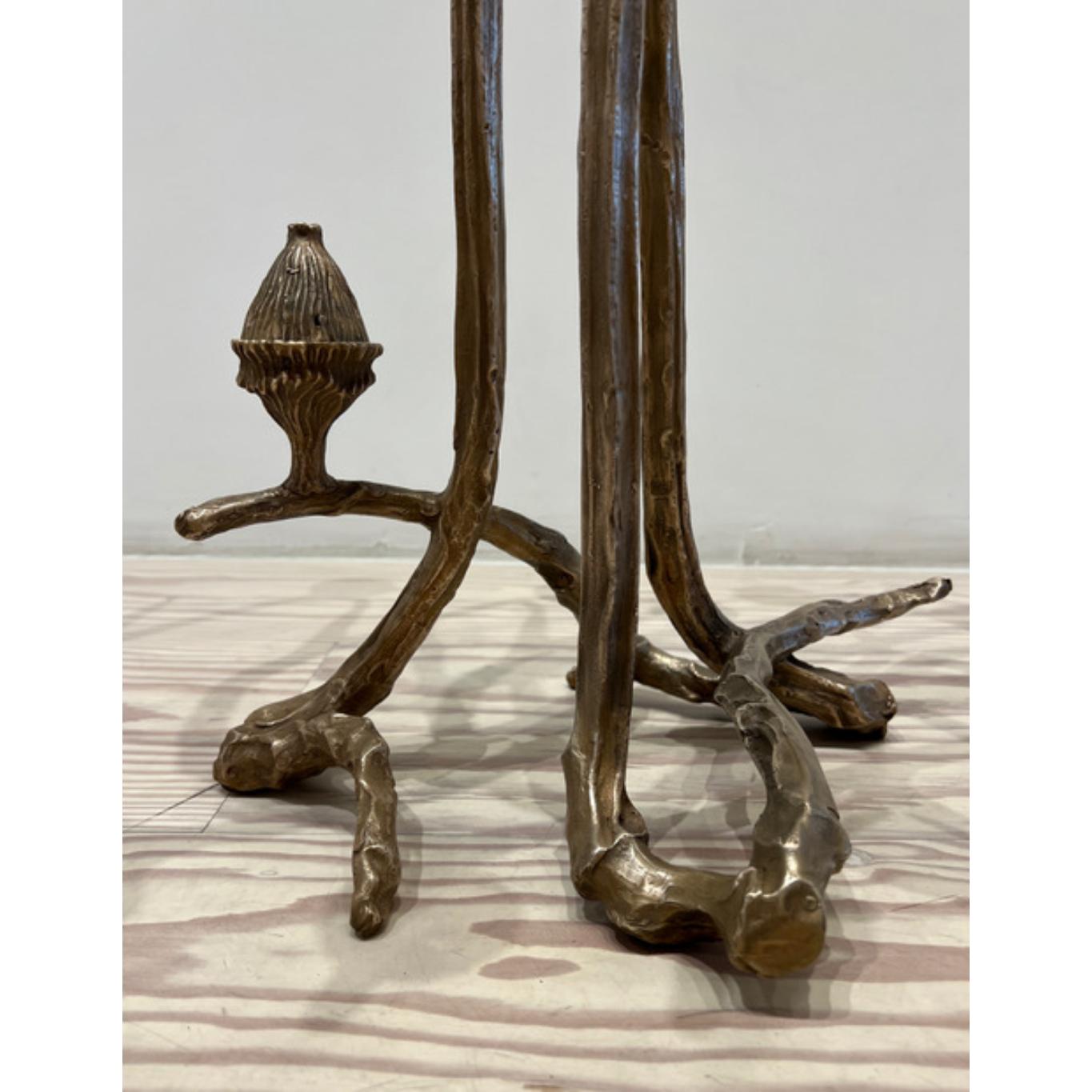 American Bronze Candelabra by Mary Brōgger For Sale