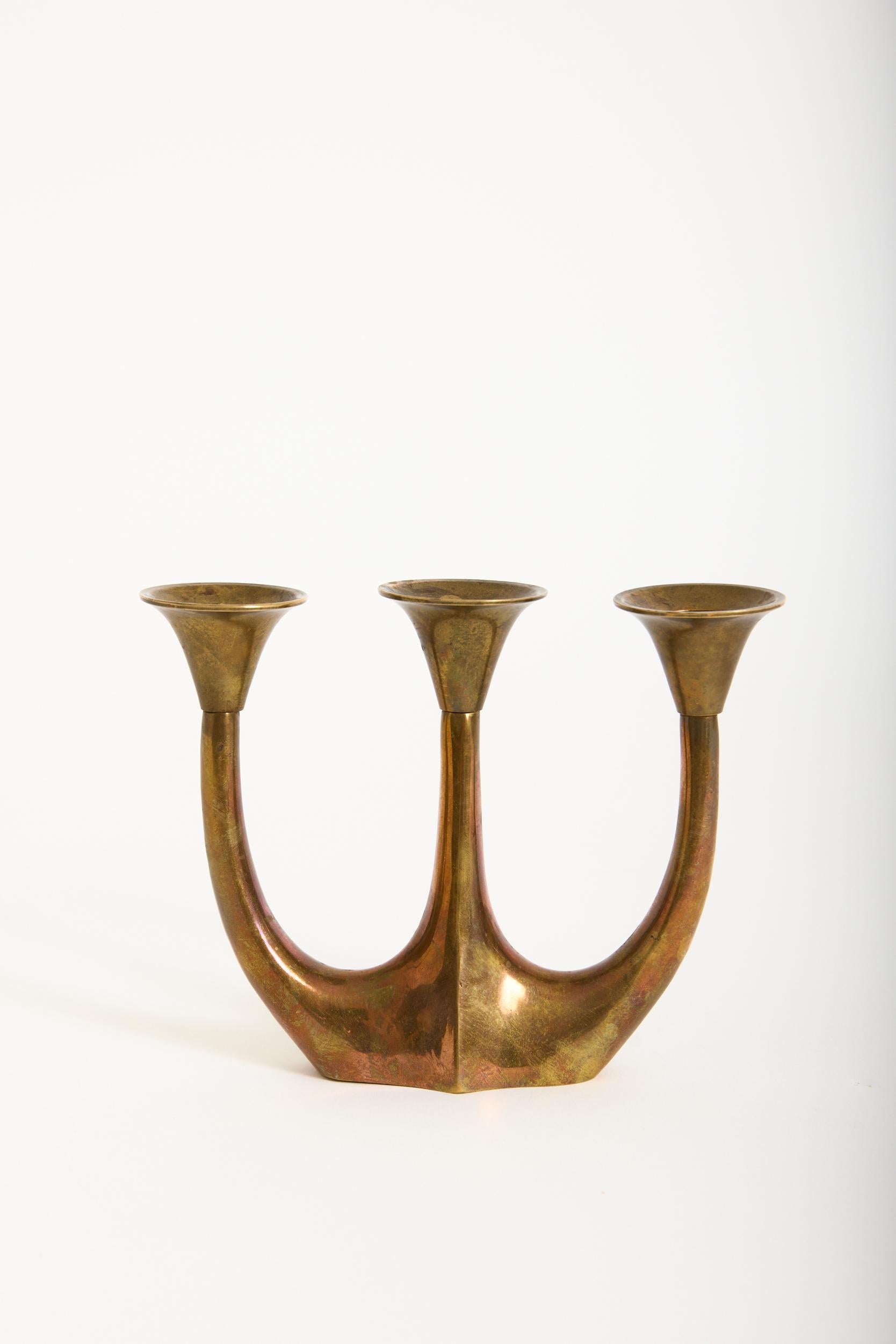 A bronze candelabra
France, mid 20th Century
