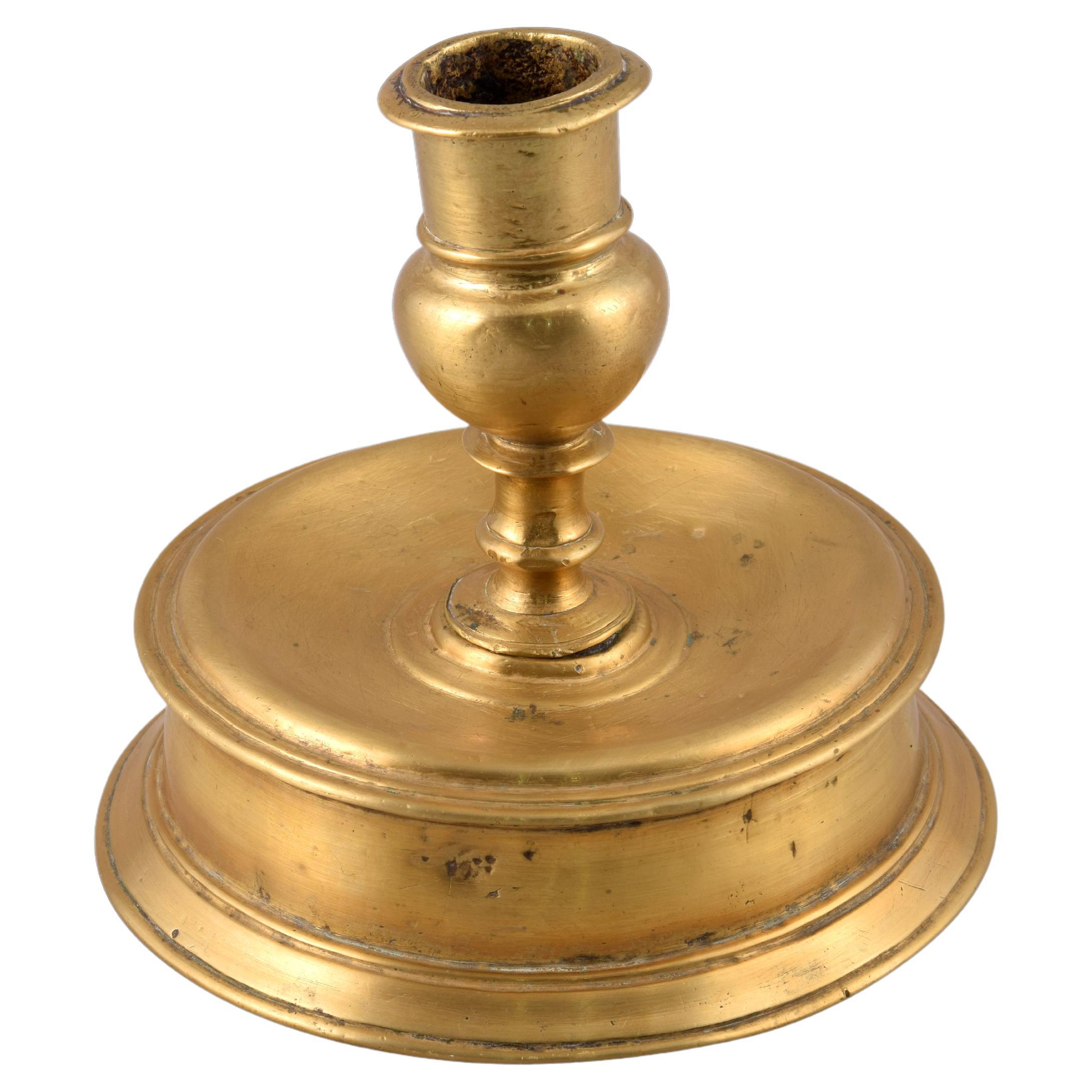 Bronze Candle Holder, 16th Century For Sale