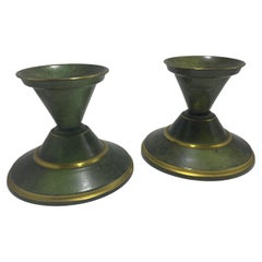 Bronze Candle Scones - Swedish, Art Deco