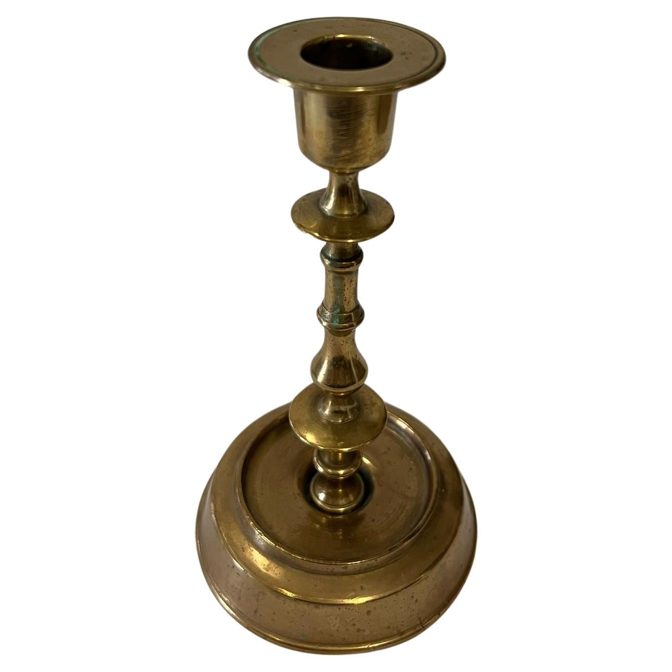 Early 20th Century bronze candlestick 1900 For Sale