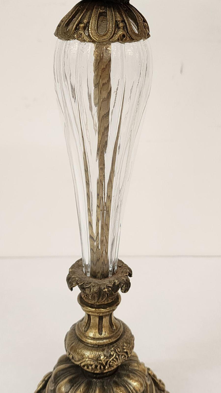 Bronze Candlestick In Excellent Condition For Sale In Dallas, TX