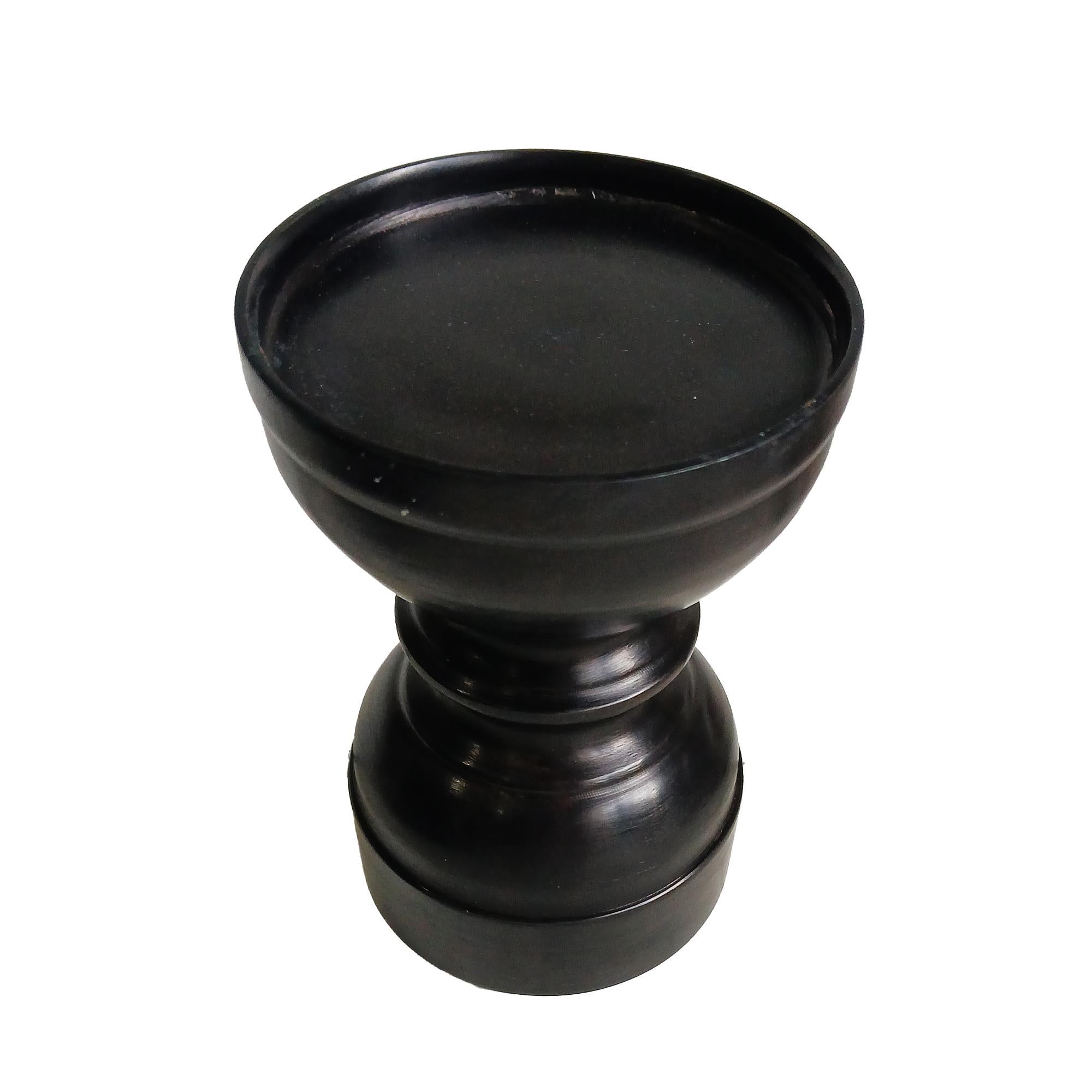 Bronze Candlestick with Removable Top, 25 inches For Sale 5