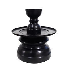 Bronze Candlestick with Removable Top, Small Size