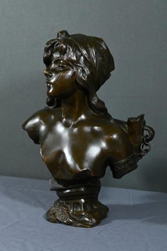 Bronze sculpture « Capture », signed E. Villanis – Fin XIXe