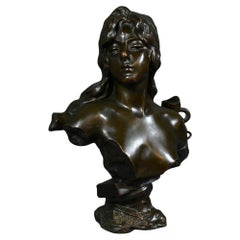 Bronze sculpture « Capture », signed E. Villanis – Fin XIXe