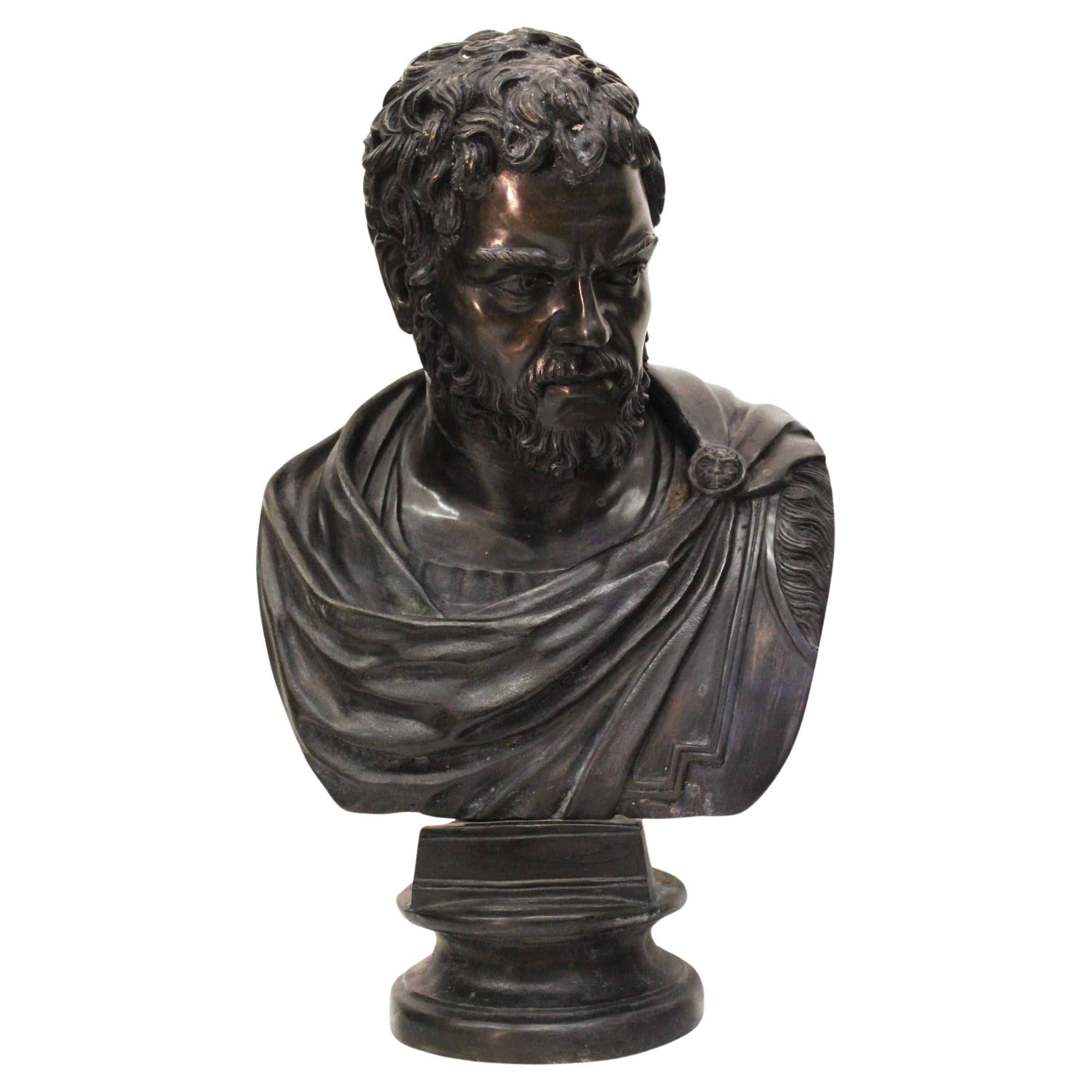 Bronze Caracalla bust For Sale