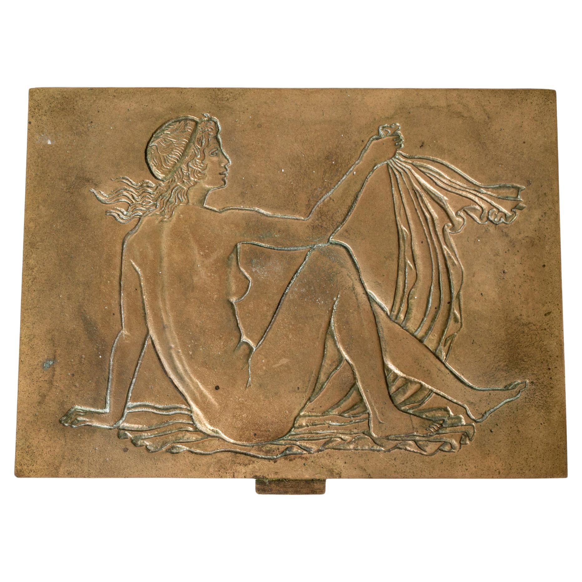 Bronze Case from Oscar Antonsson, Sweden, 1920s